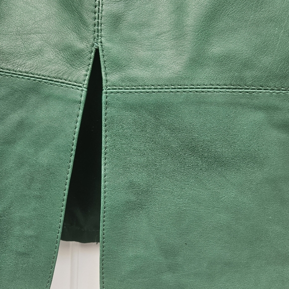 Urbancode genuane leather below-the-knee pencil skirt size 8 - Picture 4 of 7